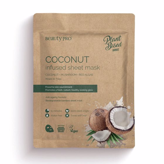 Beauty Pro Natura Coconut Oil Infused Sheet Mask 22ml