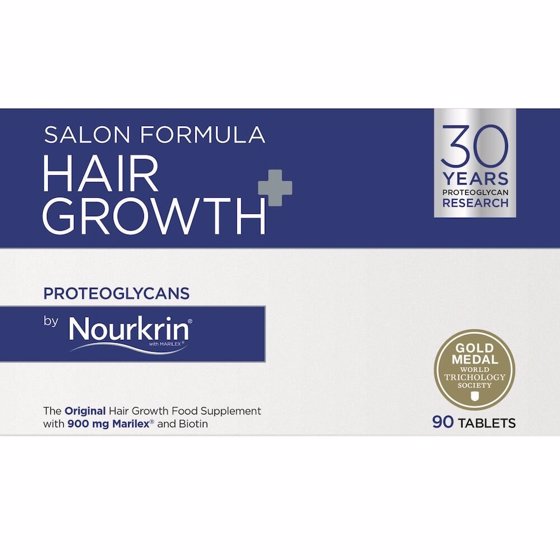 Nourkrin Salon Formula Hair Growth+ Hair Loss Supplement - 90 Tablets