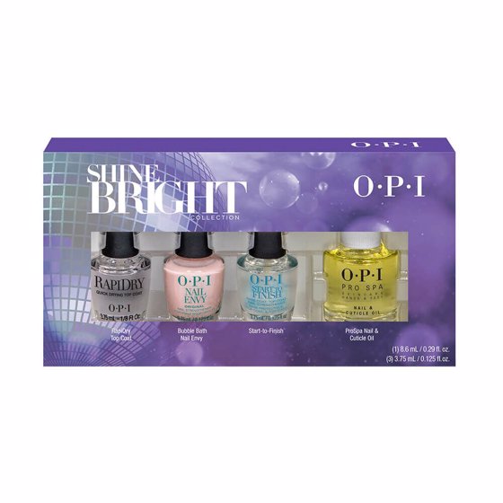 OPI Shine Bright Limited Edition Mini Treatments, 4 Pack
