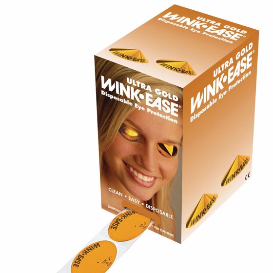 Wink-Ease Ultra Gold Disposable Eye Protection - Pack of 300 pairs