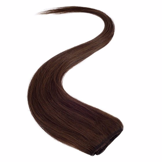 Wildest Dreams Clip In Single Weft Human Hair Extension 18 Inch - 3 Chocolate Brown