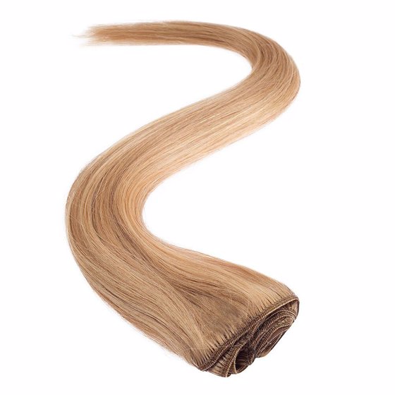 Wildest Dreams Clip In Half Head Human Hair Extension 18 Inch - 24/27 Shimmering Blonde