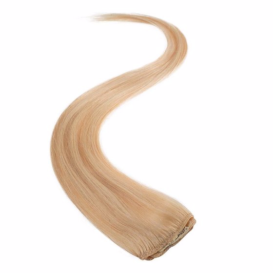 Wildest Dreams Clip In Single Weft Human Hair Extension 18 Inch - 613 Blondie Blonde