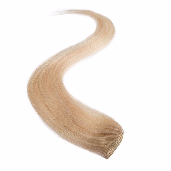 Wildest Dreams Clip In Single Weft Human Hair Extension 18 Inch - 60 Blondest Blonde