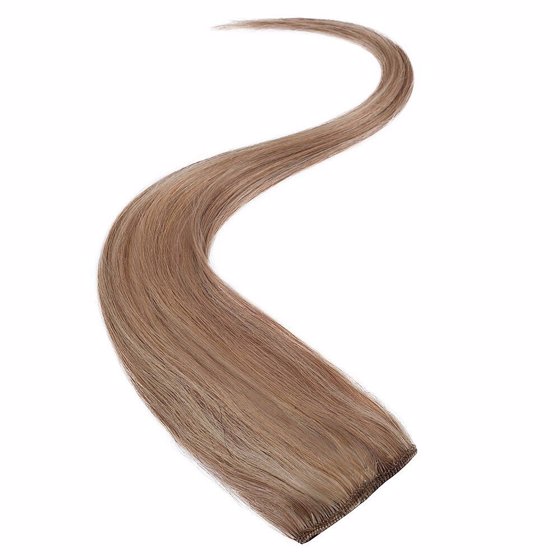 Wildest Dreams Clip In Single Weft Human Hair Extension 18 Inch - 22/14 Sunkissed Blonde Blend