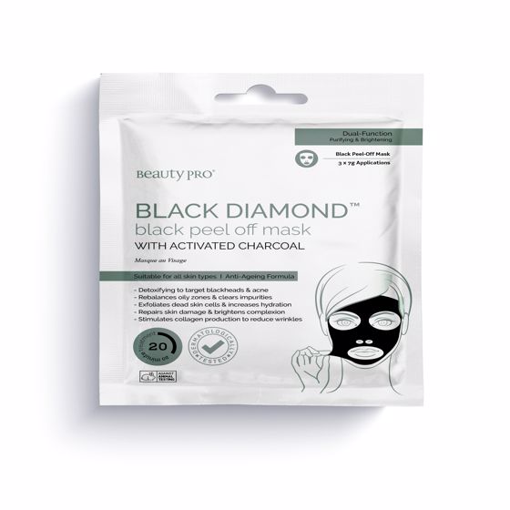 Beauty Pro Black Peel Charcoal Mask pack of 3