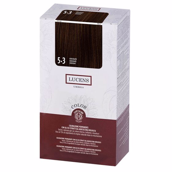 Lucens Permanent Hair Dye Kit 5.3 Chocolate