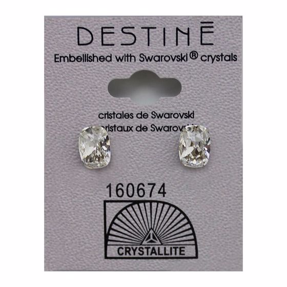 Crystallite Textured Stud Earrings