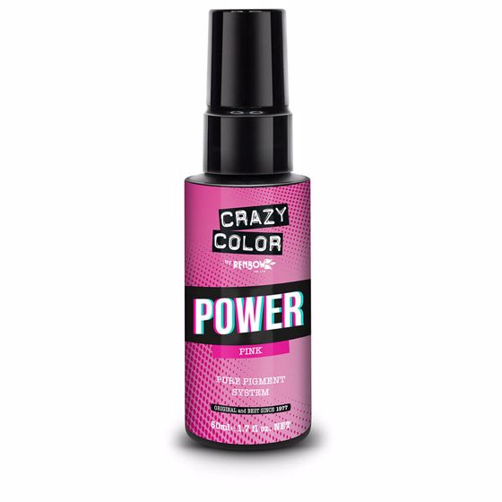 Crazy Color Power Pure Pigment Drops, Pink, 50ml