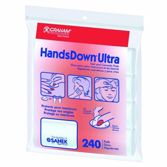 HandsDown Nail and Cosmetic Pads Pack of 240