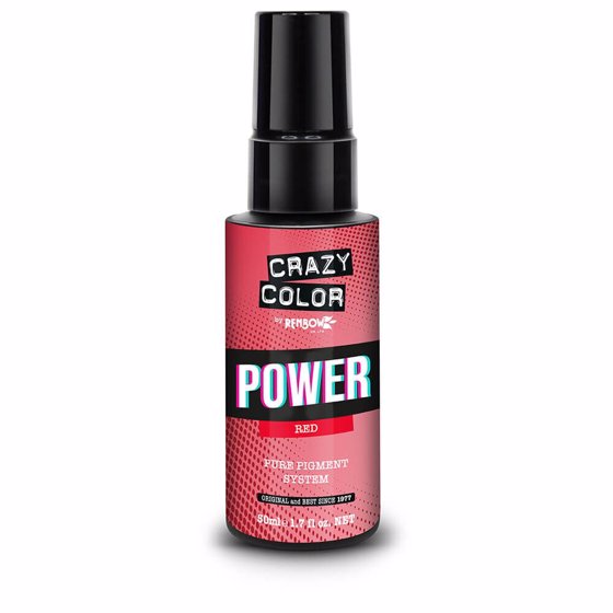 Crazy Color Power Pure Pigment Drops, Red, 50ml
