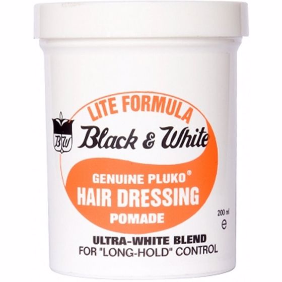 Black & White Lite Formula Hair Dressing Pomade 200ml