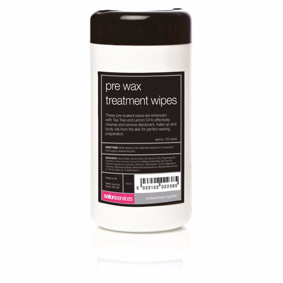 Salon Services Pre Wax Treatment Cleansing Wipes approx. 100 wipes